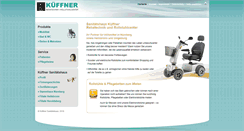 Desktop Screenshot of kueffner-reha.de