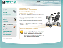 Tablet Screenshot of kueffner-reha.de